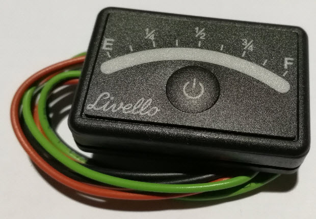 Level 9 LED-Anzeige mit Schalter