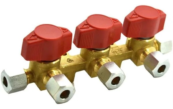 Vanne de distribution de gaz 3 voies