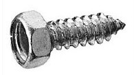 Selfdrilling screw, 4,8x16, per 200 st.