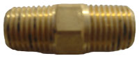 Adapter 1/4Mx1/4M  (NPT) - brass