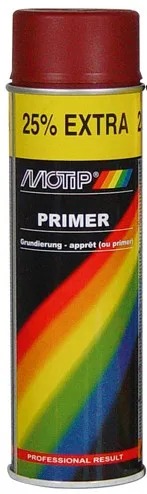 Motip Primer Rood 500ml Spuitbus Auto Grondverf