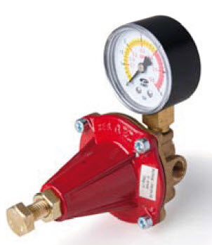 Adjustable pressure regulator 0-6 bar, 12kg/h, 1/4