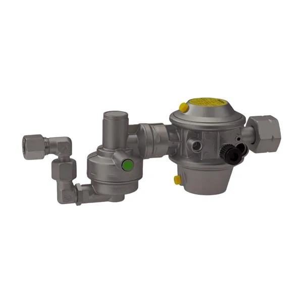 Régulateur GOK Caramatic DriveOne 30mbar avec Capteur de Choc pour Réservoir LPG 105°