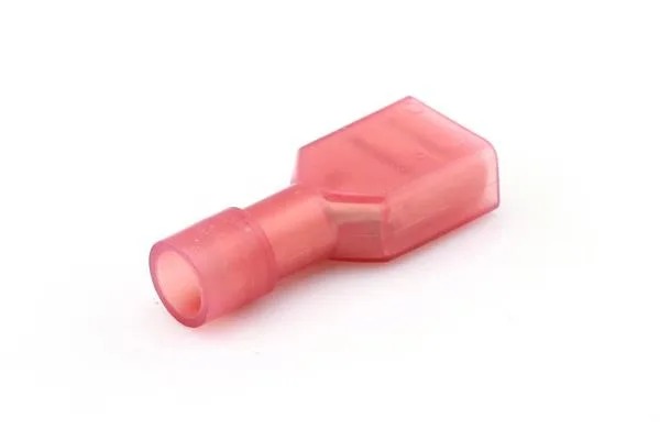 Vlakstekerhuls 0.5-1.5mm2 rood 6.3x0.8mm per stuk