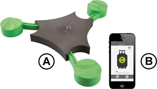GOK Indicateur de niveau Senso4s PLUS pour bouteilles de gaz (Bluetooth)