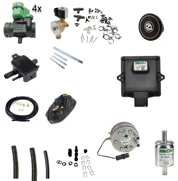 Bora S32 Light normal kit 4 cylinders with flexible pipe