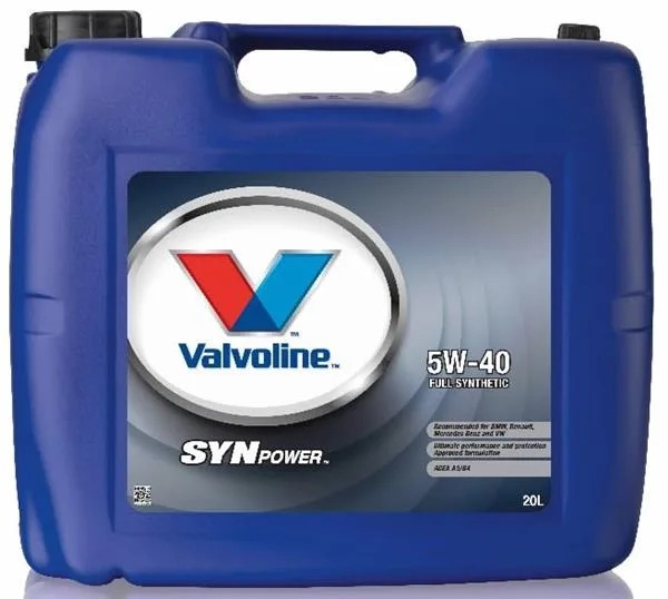 Valvoline SynPower 5W40 motorolie 20L
