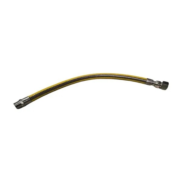 RVS Gasslang 50cm EN14800 1/2MF