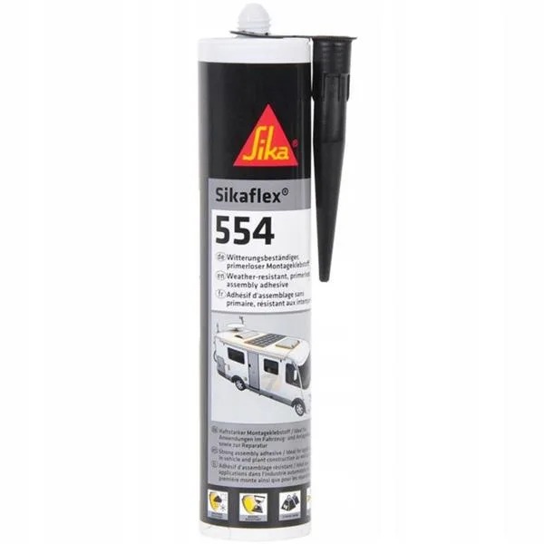 Sikaflex® 554 300ml Noir – Colle pour airco