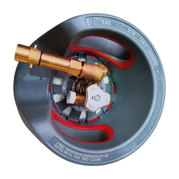 Bouteille de Gaz LPG Composites 24L - Avec adaptateurs Europe et Raccord Latéral