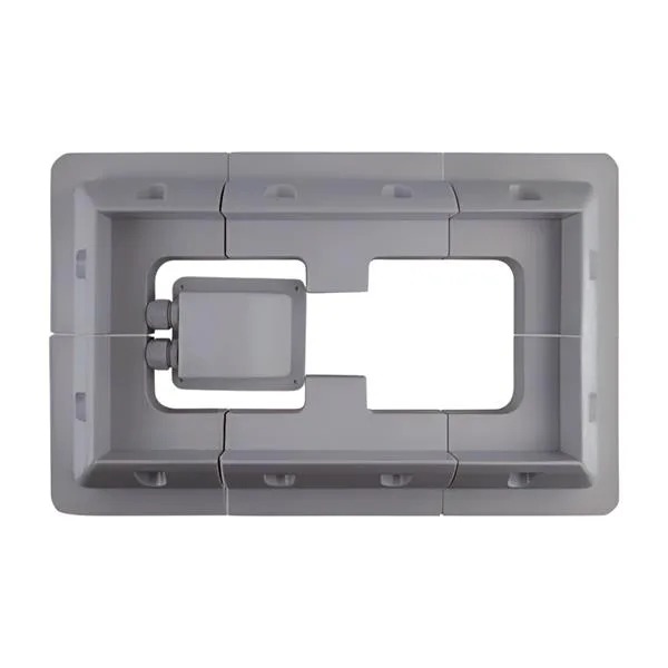 Kit de fixation pour panneaux solaires sur camping-cars, bateaux et caravanes en 7 pièces
