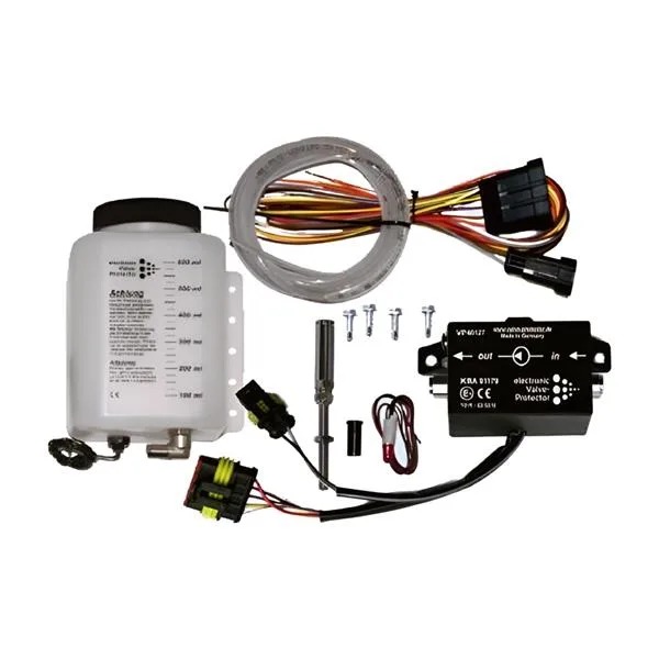 Valve-protector kit met M5 nippel en pomp