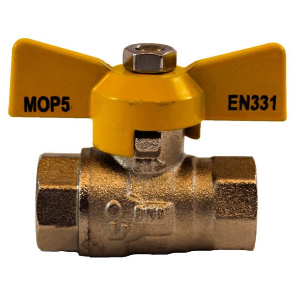 Manual valve / yellow 1/4