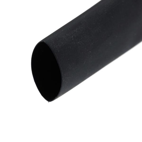 Heat schrink tubing 2:1 (2.4>1.2), black, 15 mtr., in pack