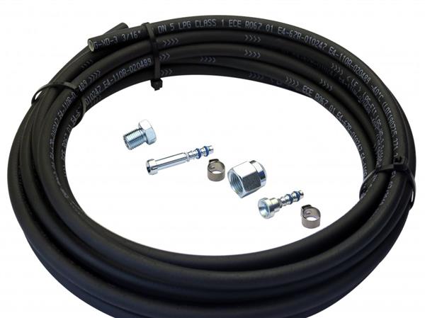 Flex hose kit LPG XD-3 M10x1 / 6 mtr (slang + koppelingen XD-3)