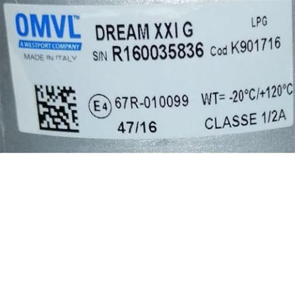 Label Verdamper OMVL Dream XXI-G