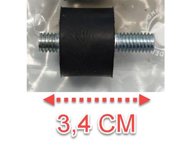 Silent Block / anti vibrating bracket M6 for AEB Polymer Rail