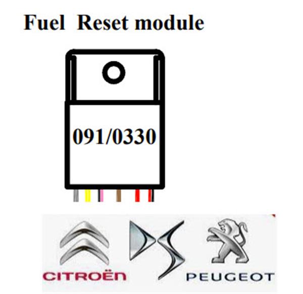 Petrol reset module PSA from 2004 and newer