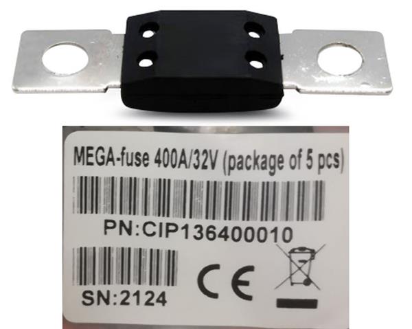 MEGA-fusible 400A / 32V Victron Energy (5 pièces)