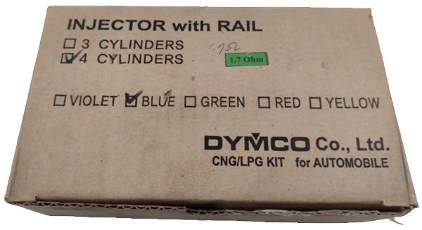 Dymco box LPG/CNG Injector 4 cylinders 1,7 Ohm