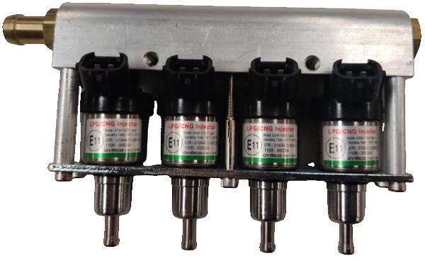 Dymco LPG/CNG Injector 4 cilinder green 1,7 Ohm