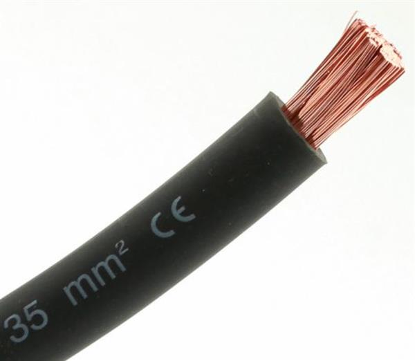 Câble de batterie noir 35mm² par mètre
