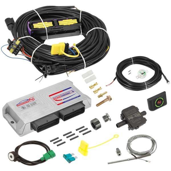Electronic LPG kit for 6-cylinder diesel engines