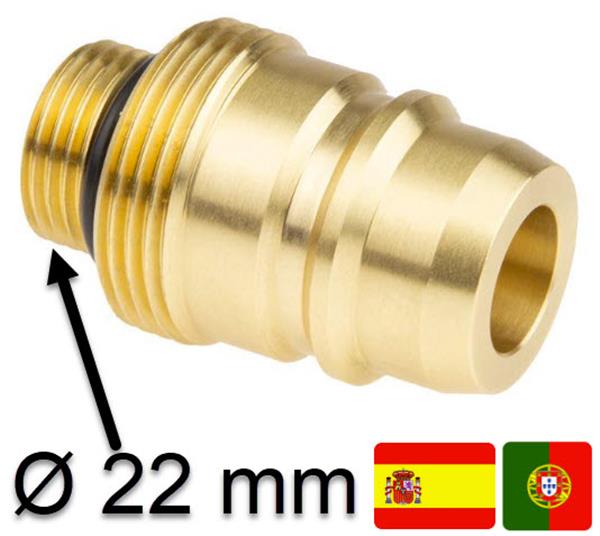 LPG vulnippel Spanje-Portugal 22mm