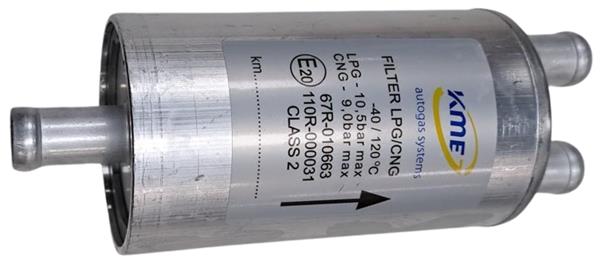 LPG Filter KME 12 - Dubbele Uitgang 12mm