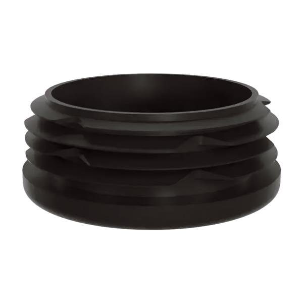 Bouchon de protection rond 50mm noir pour coffret réservoir