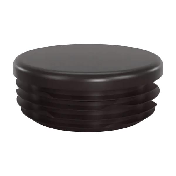 Bouchon de protection rond 35mm noir pour coffret réservoir