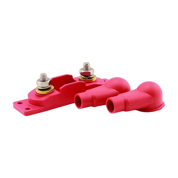 Red Mega fuse holder with covers