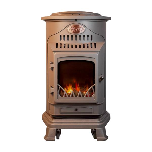 Provence Gas Heater for Bottled Gas - Rustic Brown