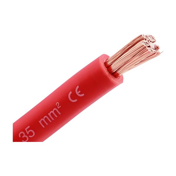 Câble Batterie Rouge 35mm² au mètre