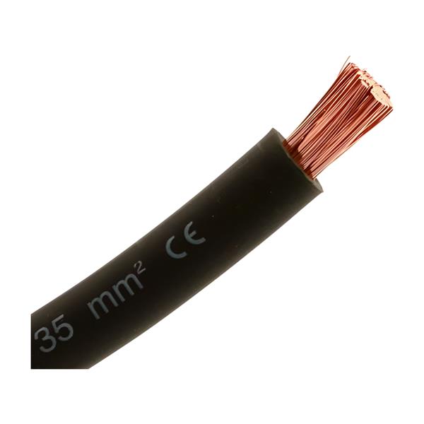 Black Battery Cable 35mm² per Meter