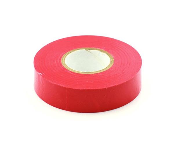 PVC insulating tape with adhesive 19mm x 25m red