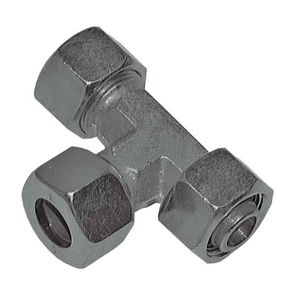 8 mm T-fitting steel for gas and LPG