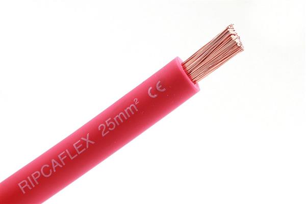 Batteriekabel 25mm² Rot