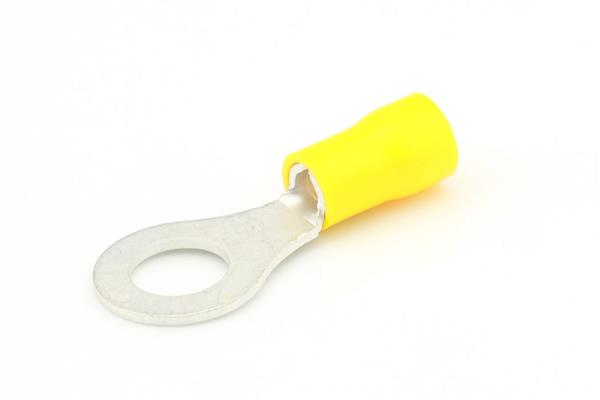 Cosse à œillet 2.5–6mm² jaune Ø8.4 par pièce