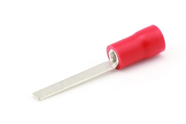 Flachstecker rot 2.4mm 0.5-1.5mm² pro Stück