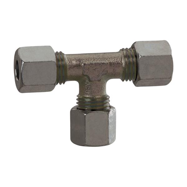 T-stuk knelkoppeling 6x6x6mm GOK