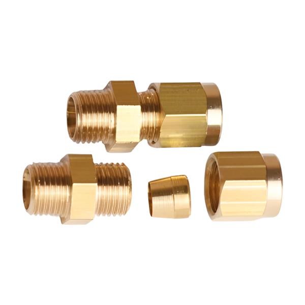Doorvoernippel inlaatspruitstuk voor nylon slang 6 mm