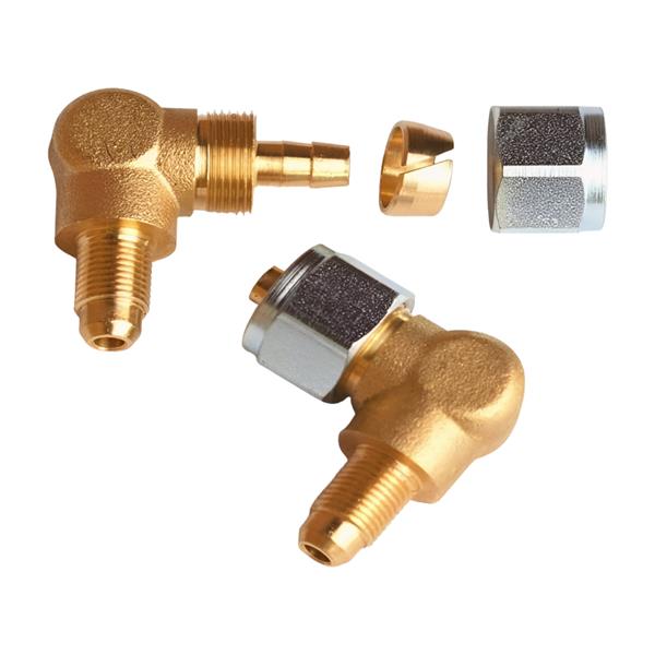 Connectie 8mm / M10x1 90°