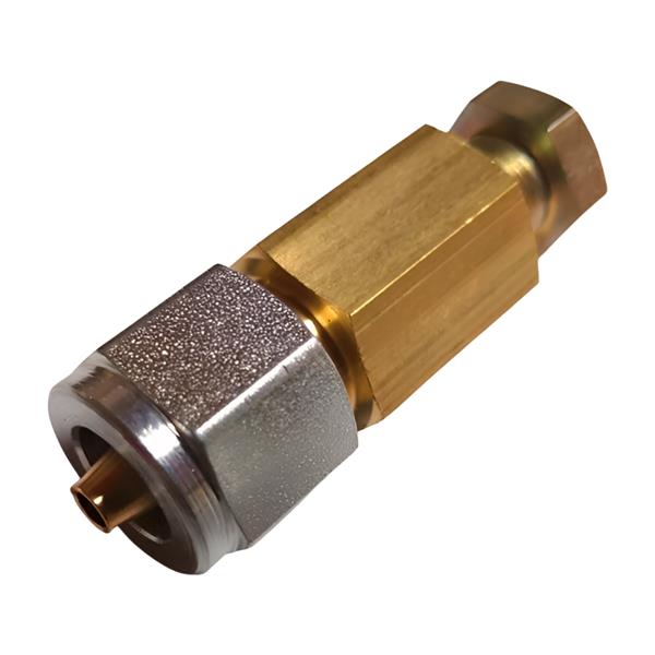 Connectie PVC 6mmx6mm koperleiding