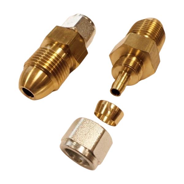 Calor Propane Cylinder (UK POL) Adapter to 8mm Poly Pipe PVC