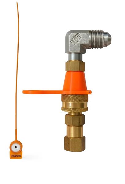 Quick Release Angled LPG Dual Check Valve Safety