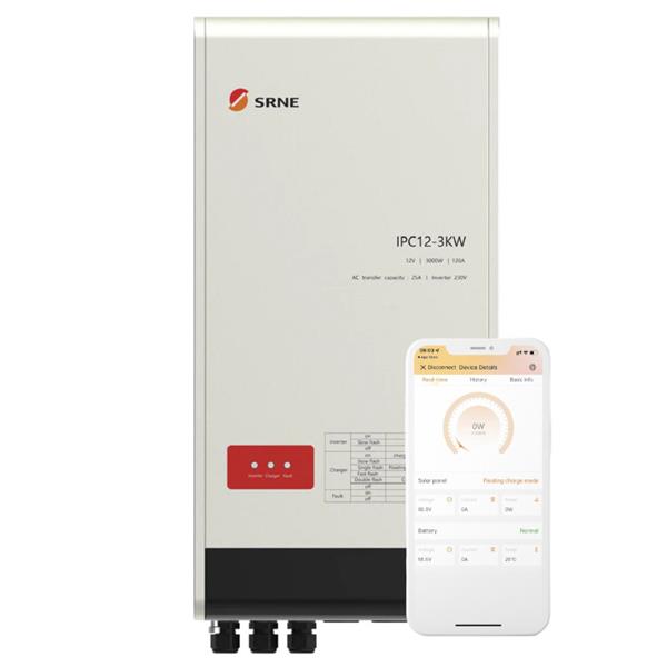 SRNE IPC12-3KW Omvormer Lader 12V 3000W 120A
