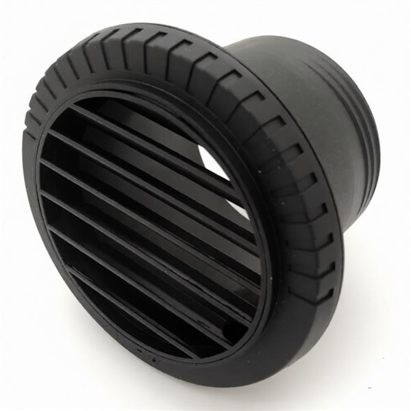 Webasto Luchtuitlaat 80mm 45 Graden Draaibaar Zwart