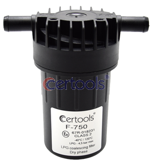 CERTOOLS LPG-Filter - F-750 12/12 mm