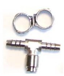 Valve Protector T-piece for gas hose 5mm